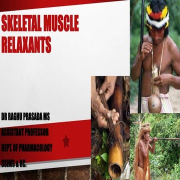 Class skeletal muscle relaxants