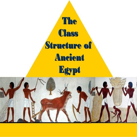 Class structure of ancient egypt powerpoint