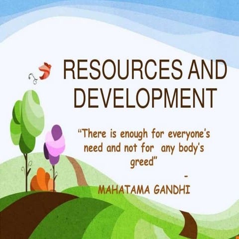 Class VIII - Geog.ppt resources and development