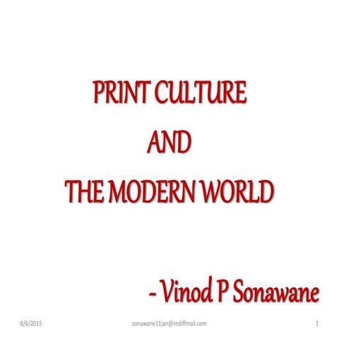 Class x   history - 6 print culture and the modern world