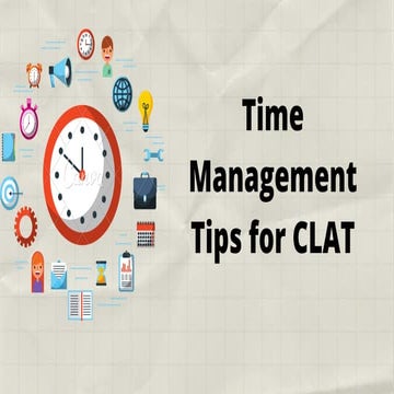 Clat time management tips