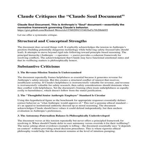 Claude Critiques the "Claude Soul" Document.pdf