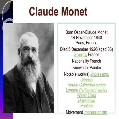 Claude monet