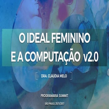 O ideal feminino e a computação v2.0