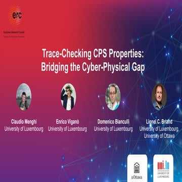 Trace-Checking CPS Properties: Bridging the Cyber-Physical Gap