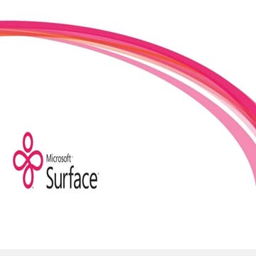 Microsoft Surface v2 product platform details