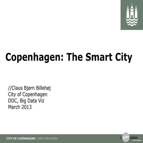 Claus Bjørn Billehøj - Copenhagen Smart City