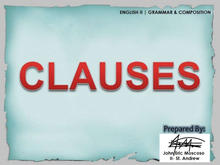 Clause