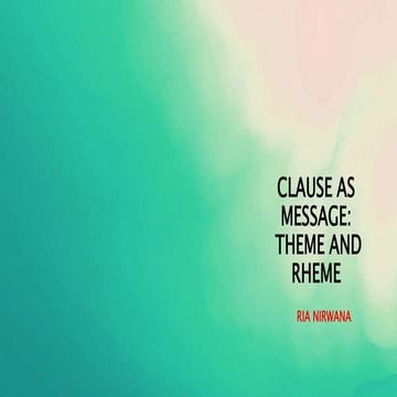 CLAUSE AS MESSAGE.pptx