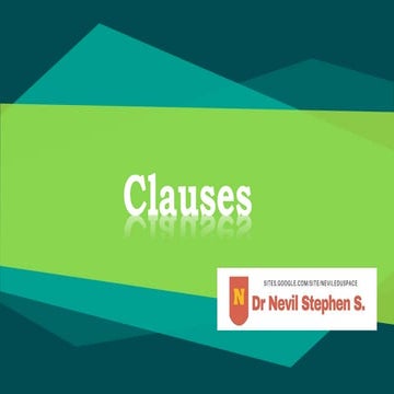 Clauses
