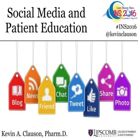 Social Media and Patient education