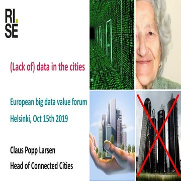 (Lack of) data in the cities | PPT