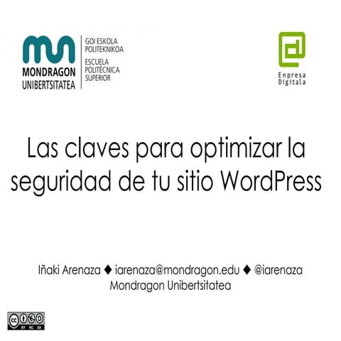 Las claves para optimizar la seguridad de tu sitio WordPress