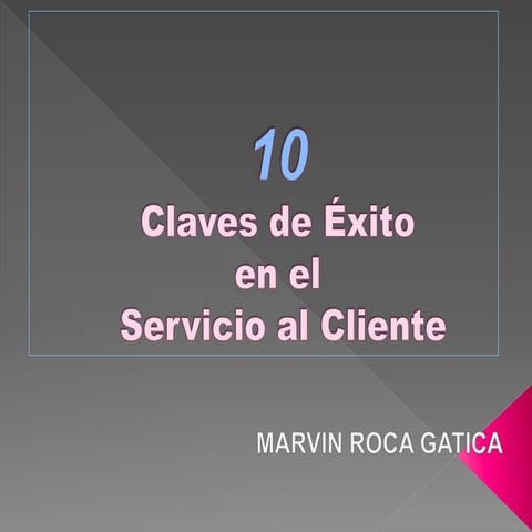 SERVICIO AL CLIENTE - Capacitacion