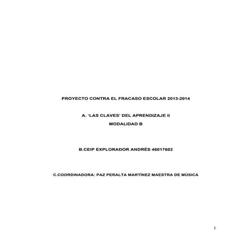 Claves del aprendizaje 2