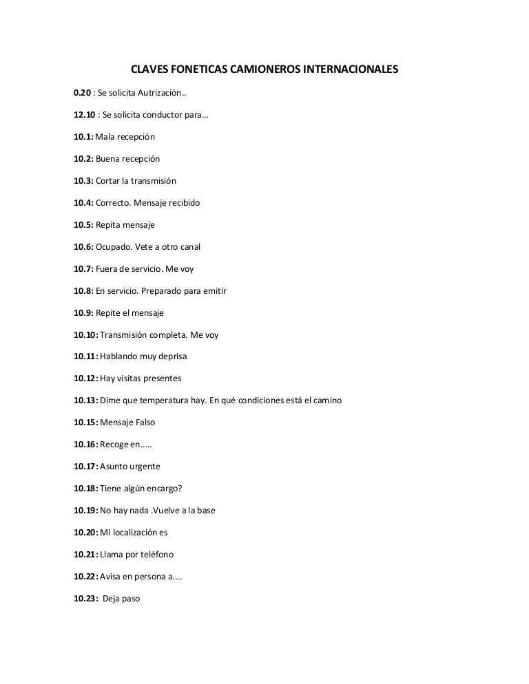 Claves Camioneros Internacionales