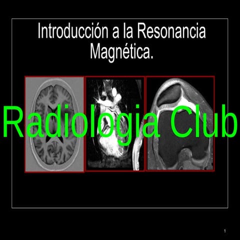 Claves físicas de la Resonancia Magnetica