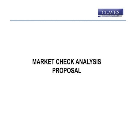 Claves   Market Check