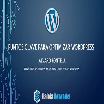 Puntos clave para optimizar Wordpress by Raiola Networks