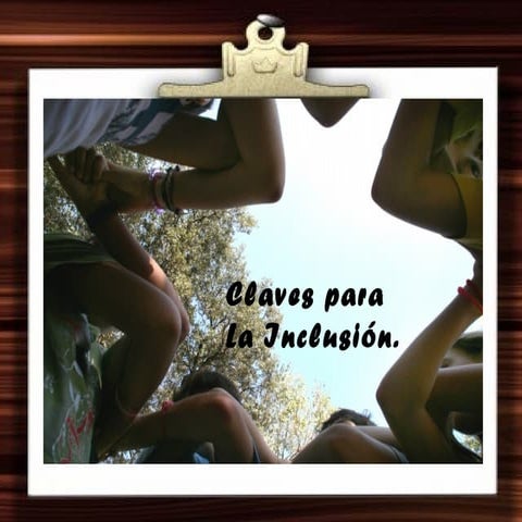 CLAVES PARA LA INCLUSIÓN.