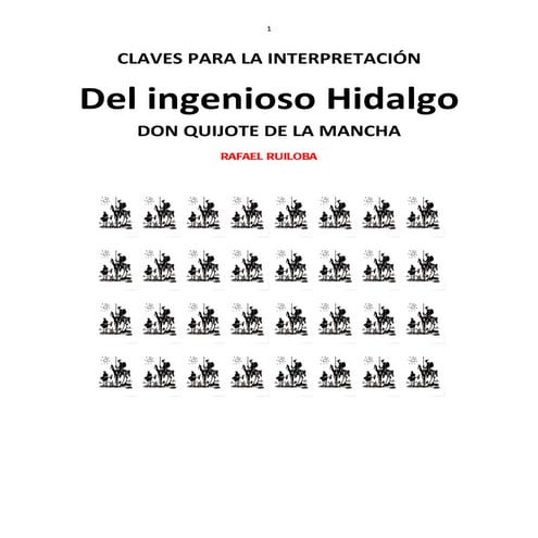 Claves para la Interpretación de Don Quijote de la Mancha (Rafael Ruiloba)