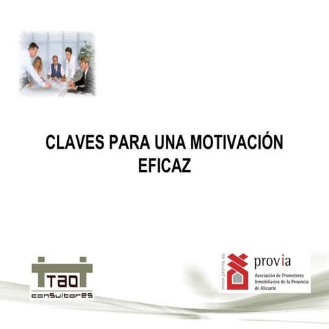 Claves para una motivación eficaz