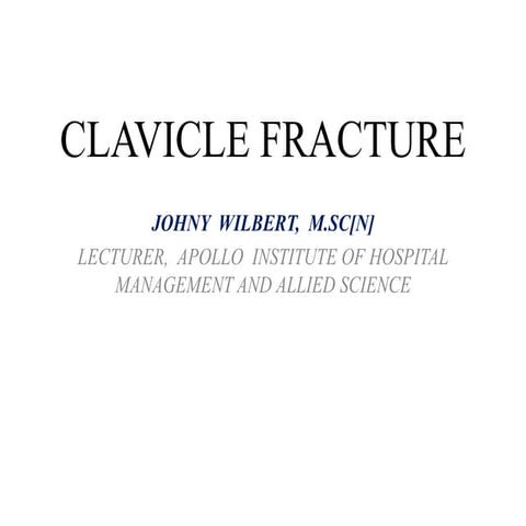Clavicle fracture