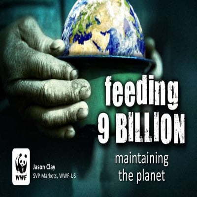Feeding 9 billion - Maintaining the Planet