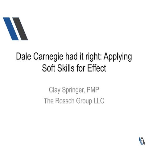 Clay Springer Soft Skills RestonLuncheon Presentation 15 Jan 14