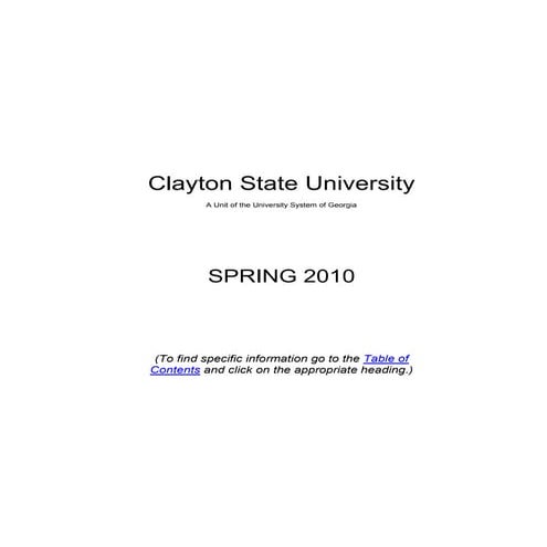 Clayton State University DOCX Professional School Postgraduate