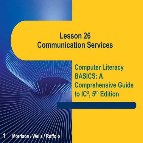 Computer Literacy Lesson 26
