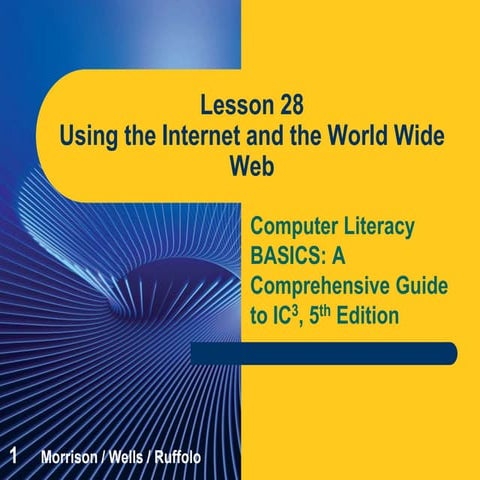 Computer Literacy Lesson 28