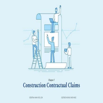 Construction Law - Presentation - Construction Contractual Claims