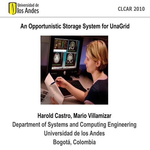 An Opportunistic Storage System for UnaGrid