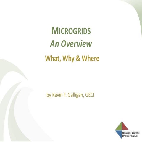 Overview of Microgrids
