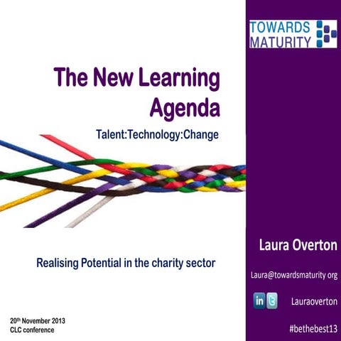 The New Learning Agenda