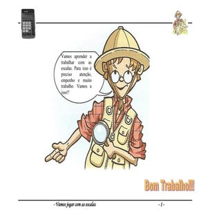 Clculode escalas - ficha de trabalho