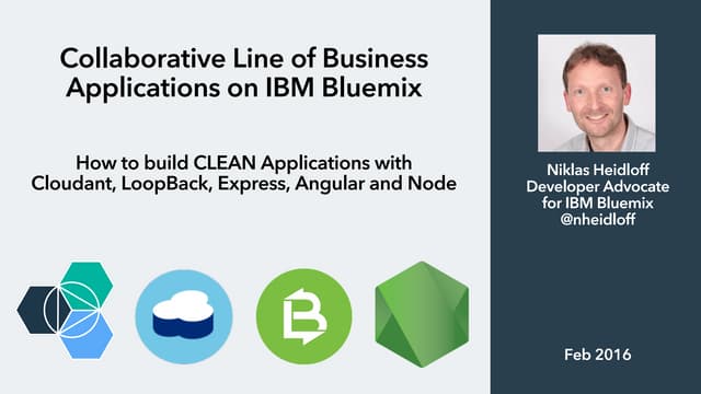 Collaborative Line of Business Applications on IBM Bluemix
