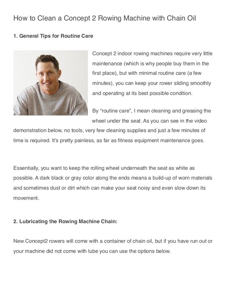 chain rowing machine