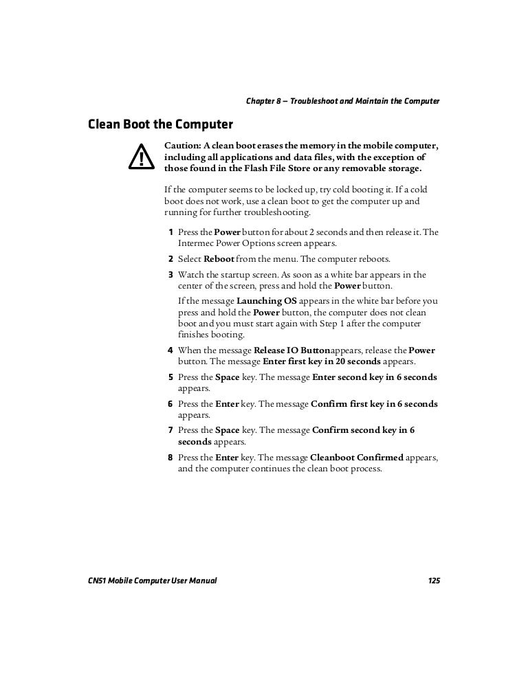 Clean Boot Cn51 Windows
