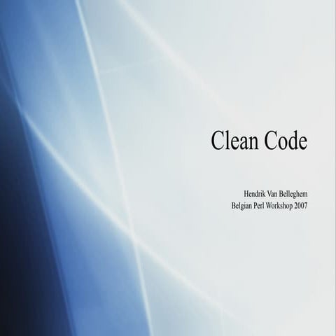 Cleancode | PPT