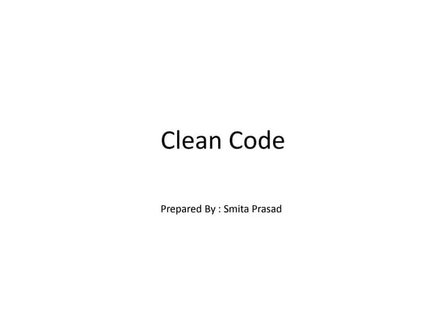 Clean code