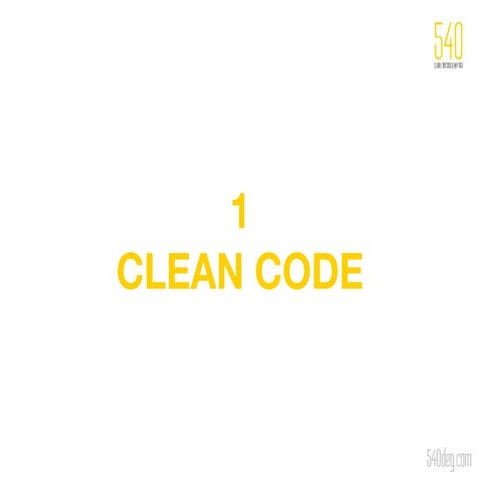 Clean code 1-3