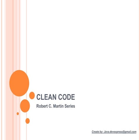 Clean code slide | PPT