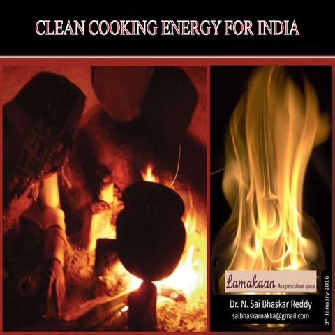 Clean cooking energy for india