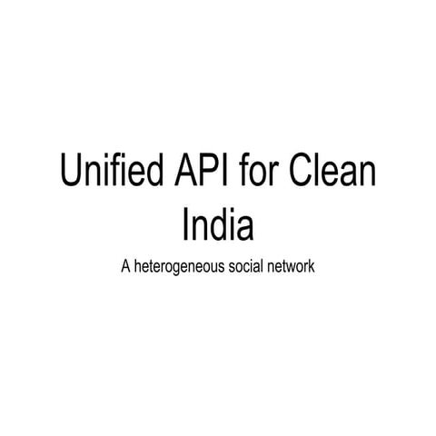 Clean india API