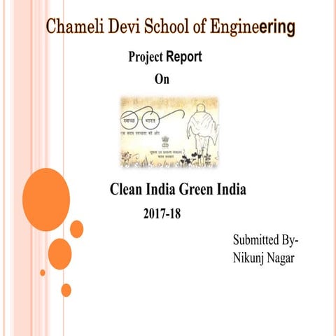 Clean india | PPTX