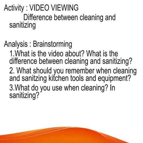 Cleaning agents