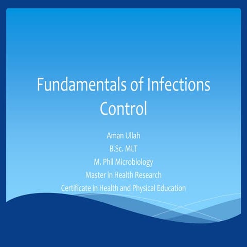 Cleaning and disinfection of hospital