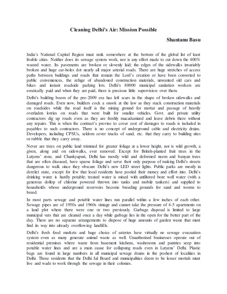 Article on green india for class 9 image